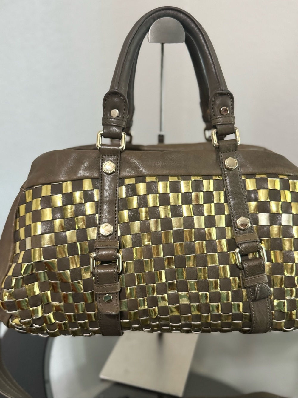 Marc Jacobs Metal Check Groovee Bag - Picture 7 of 16